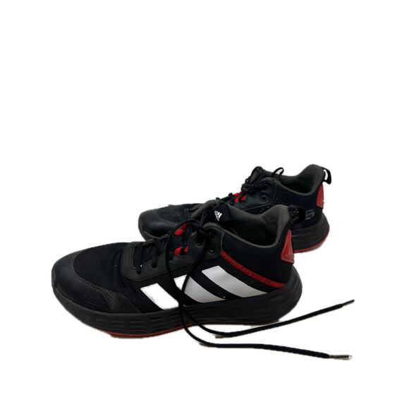 adidas Ownthegame Core Black Cloud White Carbon Mens 12 - Picture 2 of 7